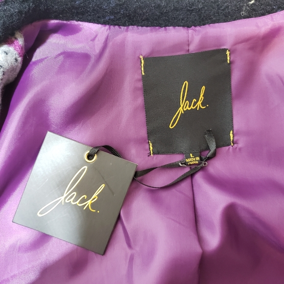 NEW- Jack by BB DAKOTA Plaid Coat - Picture 6 of 7